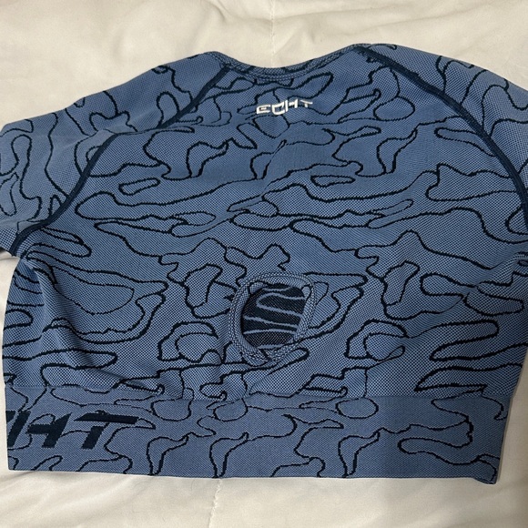 ECHT Blue Patterned Activewear Set - Picture 7 of 13